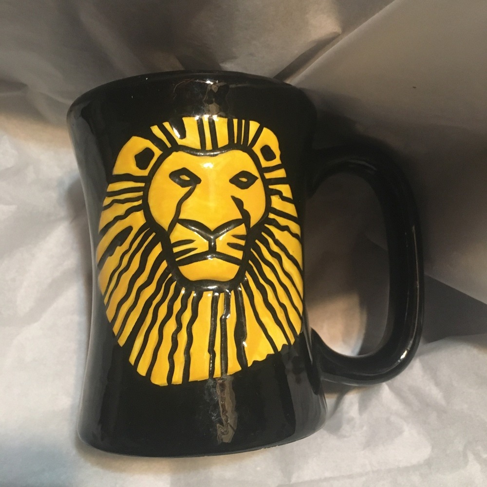 Disney The Lion King Broadway Musical Yellow Mandalay Bay‎ Las Vegas Coffee Mug
